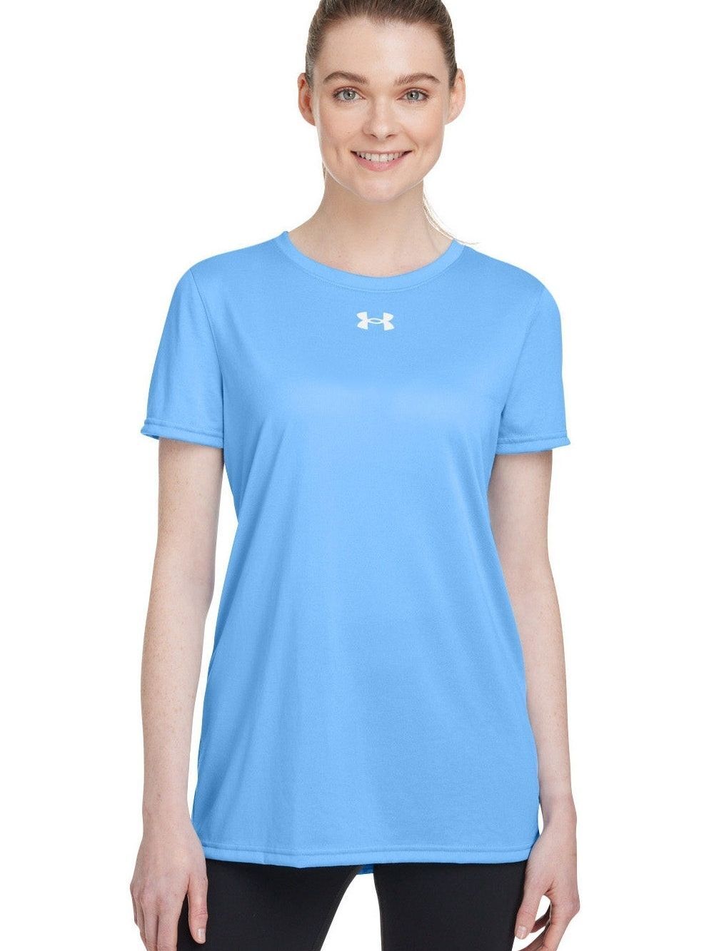Under Armour Women's Sky Blue Team Tech Short Sleeve Performance Tee